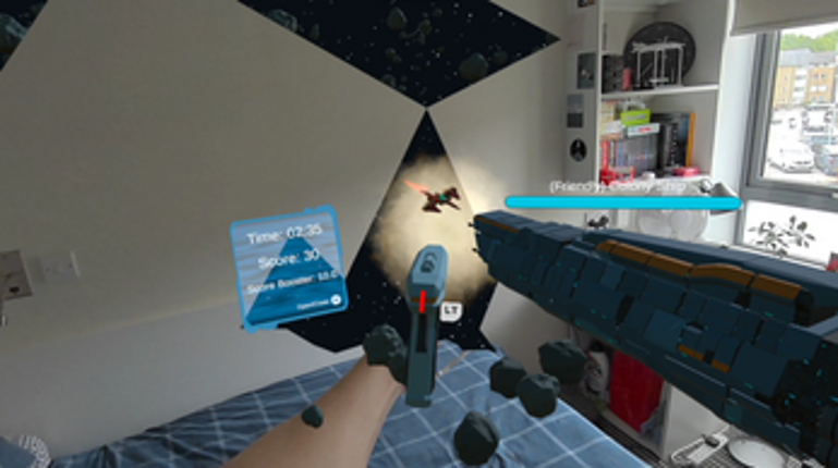 Starship Defender Mixed Reality screenshot