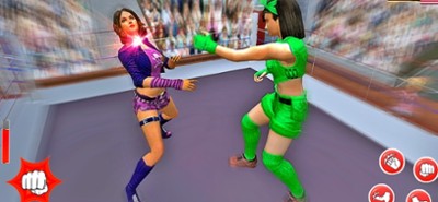 Superstar Girl Wrestling Fight Image