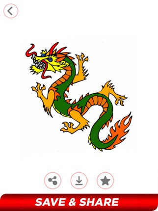 Tattoo Paint By Number Book screenshot