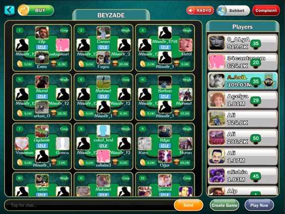 101 Yüzbir Okey Zade Games Image