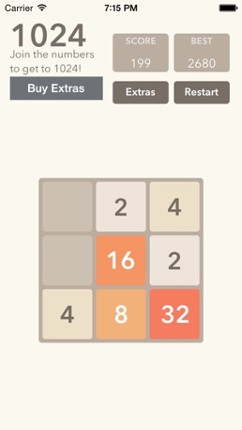 1024 Slider 3x3 Number Puzzle Game screenshot