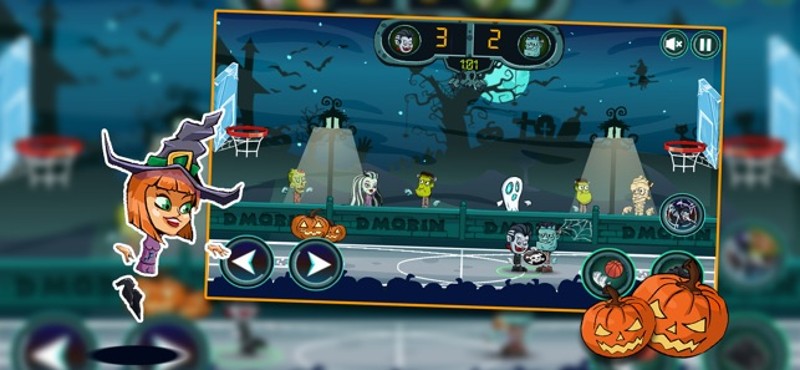Basketball Legends Halloween screenshot