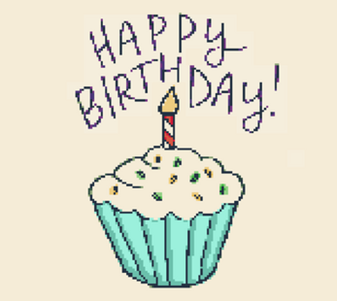 Brithday Cake Gameboy Cart Image