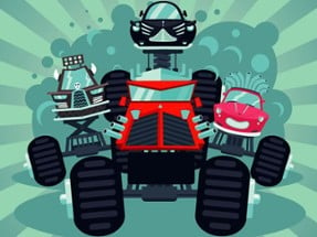 Crazy Monster Trucks Memory Image