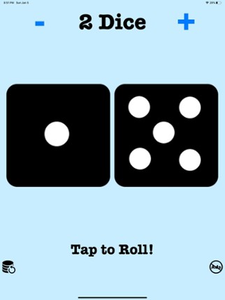 Dice Roll! Dice Roller App screenshot
