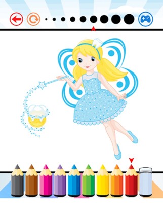 Fairy Art Coloring Book - for Kids screenshot