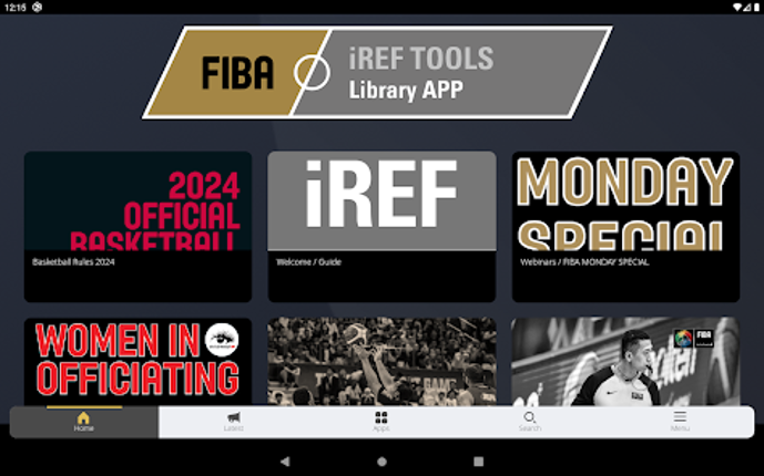 FIBA iRef Library screenshot