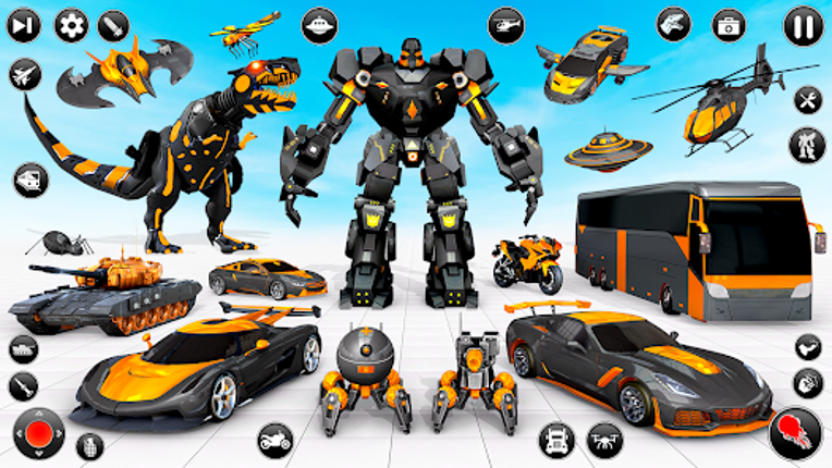 Dino Car Robot Transform Games screenshot