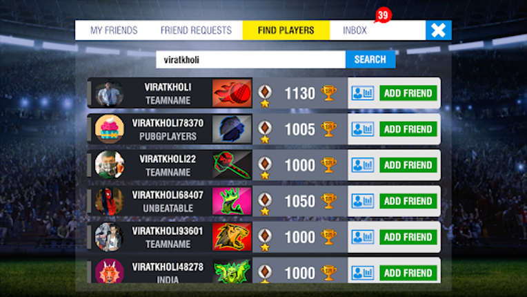 WCC Rivals Cricket Multiplayer screenshot