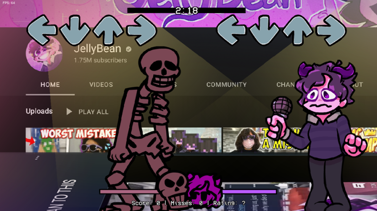 Jellybean vs skeletons Image