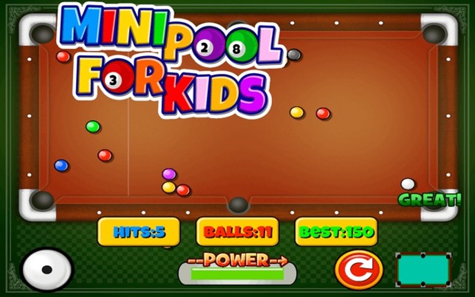 Mini Pool for Kids screenshot