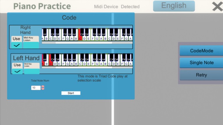 Piano Practice screenshot