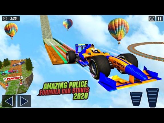 Police Formula Car Derby Games screenshot