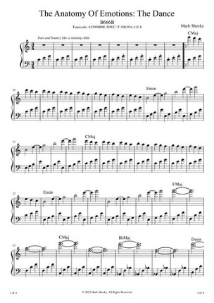 Sheet Music & Lyrics: The Anatomy Of Emotions screenshot