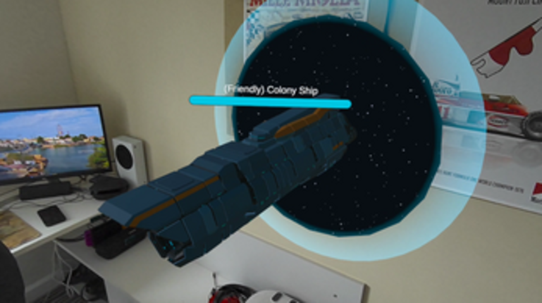Starship Defender Mixed Reality screenshot
