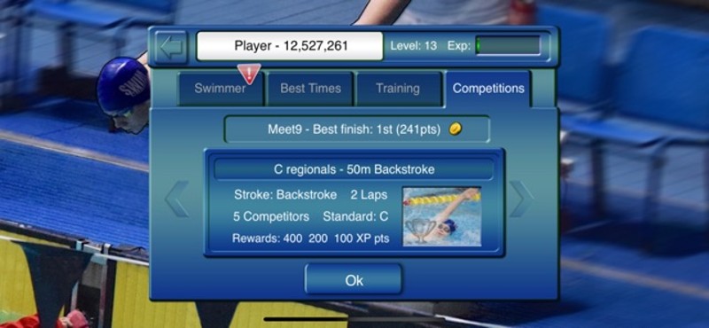 SwimChamp screenshot