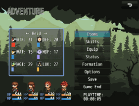 Adventure Menu - For Rpg Maker MZ Image