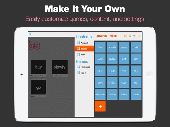 Adverbs - Great Games and Exercises for Learning English Vocabulary by Example screenshot