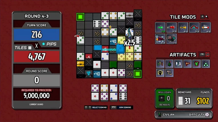 Dominocalypse screenshot