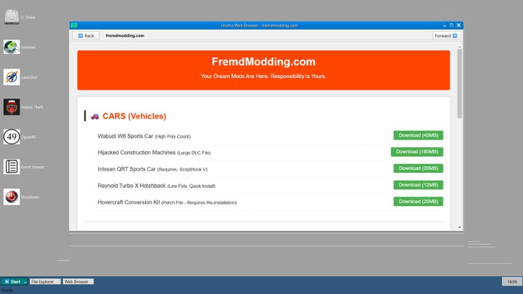 Fremd Theft Wagen: Mod Chaos screenshot