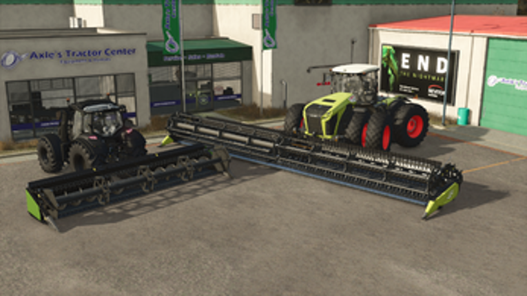FS25 Tractor Swathing screenshot