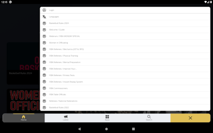 FIBA iRef Library Image