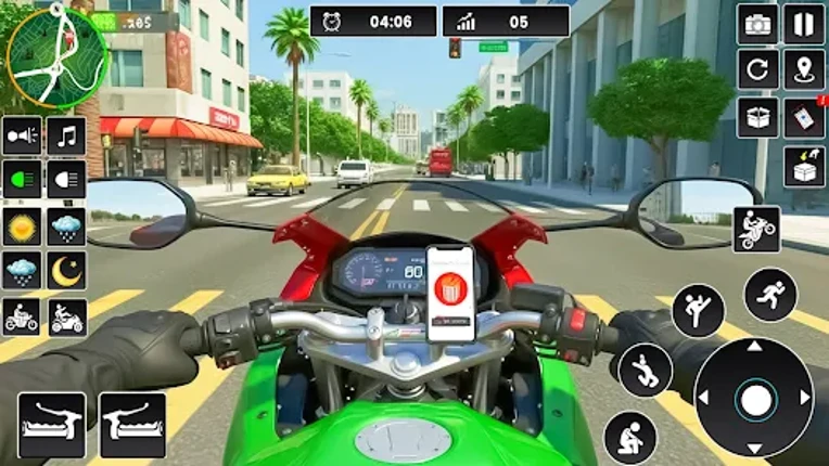 Pizza Delivery Bike Games 3D screenshot