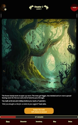 Forgotten: D&D style text RPG Image