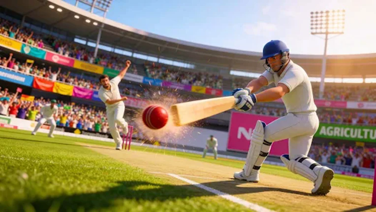 Cricket Match Legends: T20 3D Image