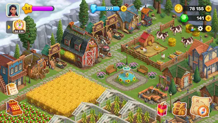 Klondike Adventures: Farm Game screenshot