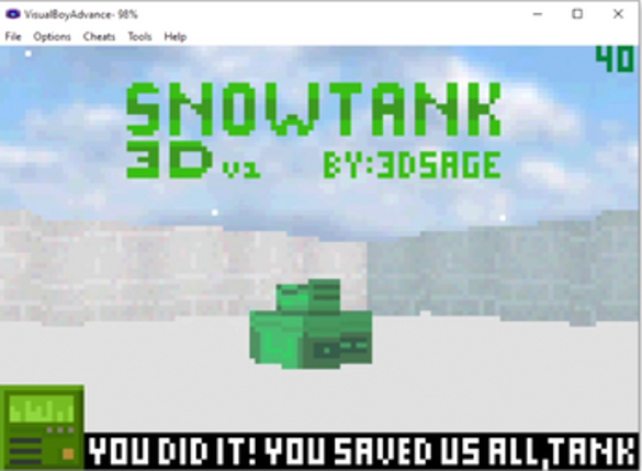 3D SnowTank GBA Image