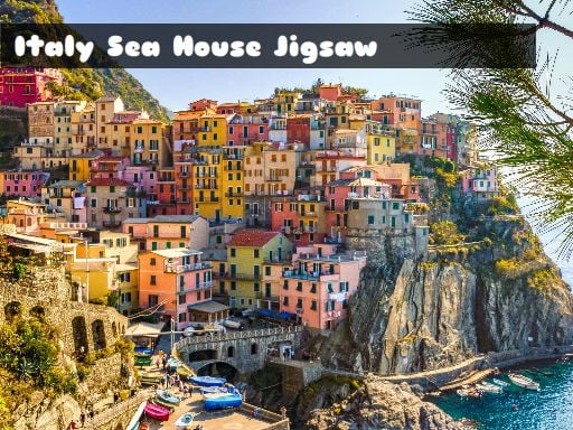 Italy Sea House Jigsaw Image