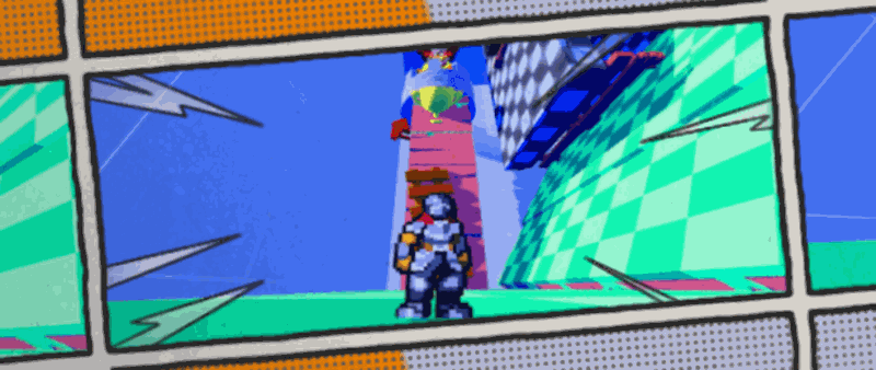 A Game about a jumping knight screenshot
