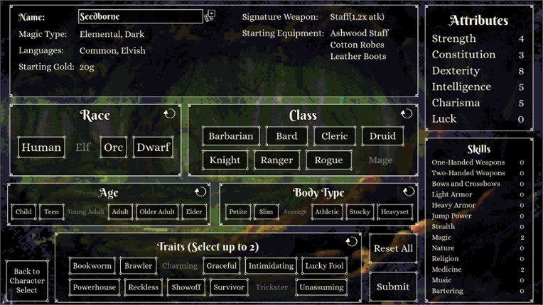 Mythscroll screenshot