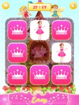 Princess matching pairs games for girls Image