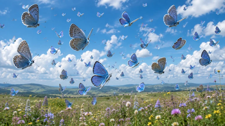 Puzzle Butterflies Image