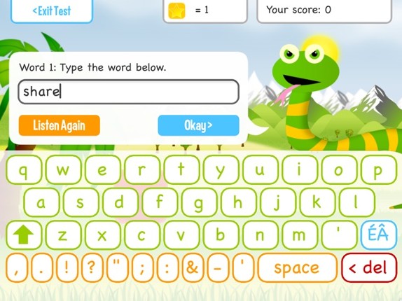 Squeebles Spelling Bee Image