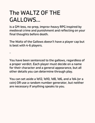 Waltz of the Gallows Image