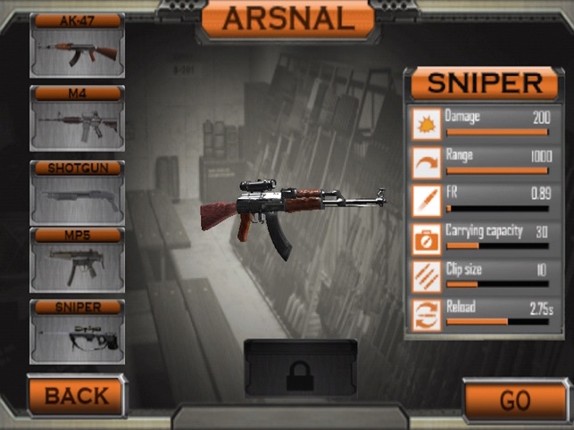 Zombie Sniper 3D - Critical Shooting:  A Real FPS Zombie City 3D Shooting Game screenshot