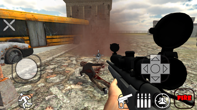 Zombie Sniper Shooting 3D screenshot