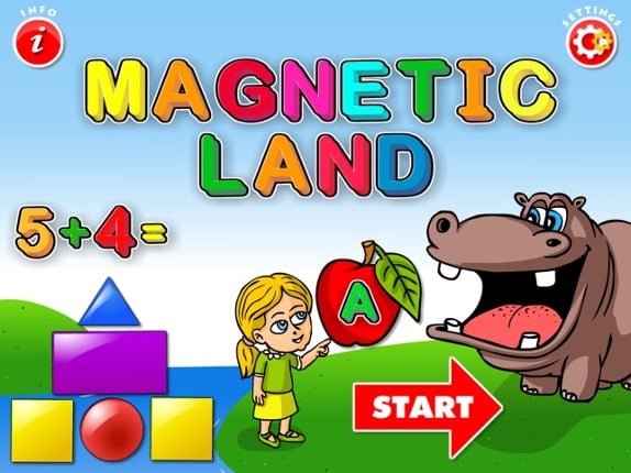 ABC Magnetic Land - Alphabet, Numbers, Animals, Fruits HD FREE Image