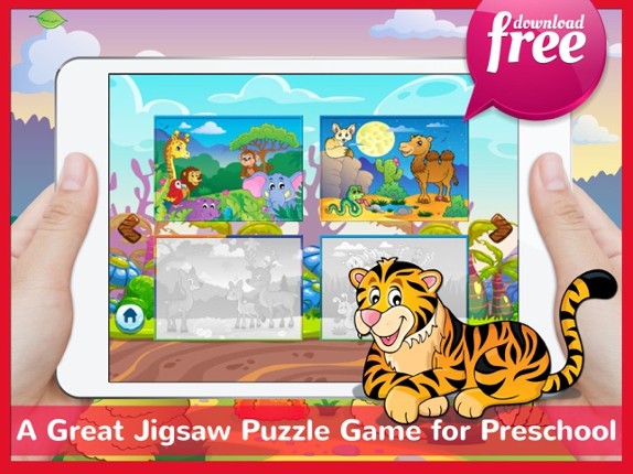 Animals Jigsaw Puzzles Free For Kids And Toddlers! Image