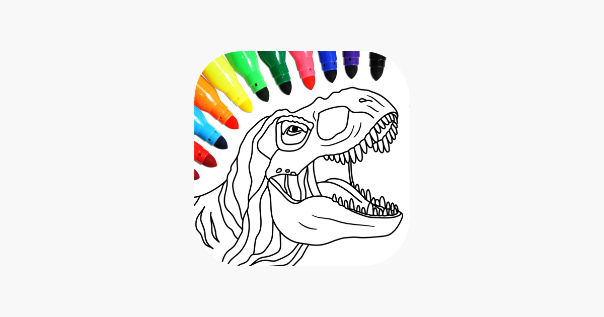 Games like Dino coloring pages book