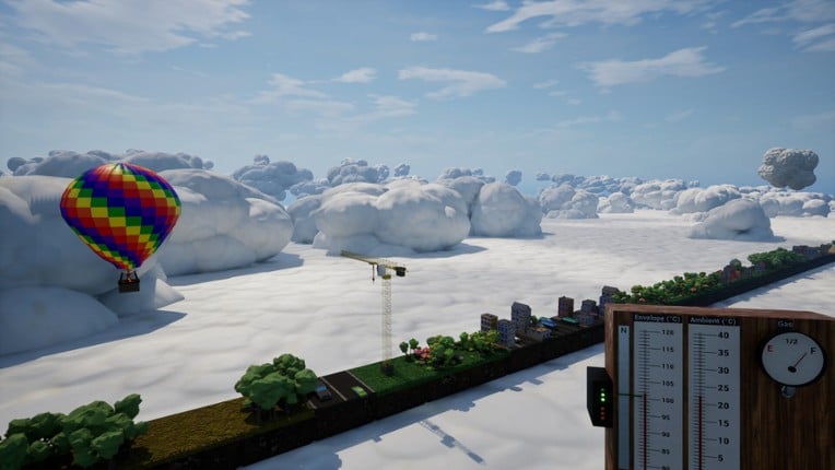 Endlessly side-scrolling Balloon Simulator 2024 screenshot