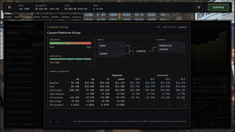 Exit Liquidity: Wall Street Trading Sim Image