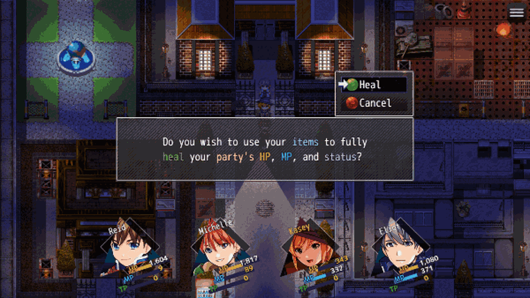 Full Field Recovery plugin for RPG Maker MZ Image