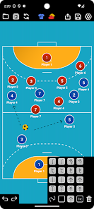 Coach Tactic Board: Handball screenshot