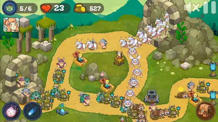 Tower Defense Realm King Hero screenshot