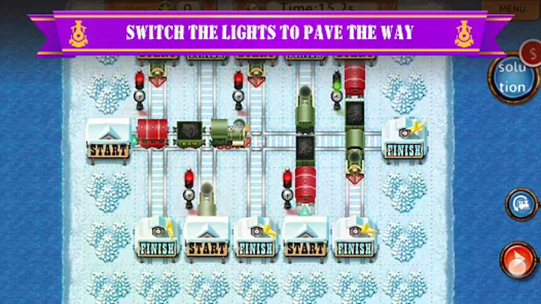 Rail Maze 2: Train puzzle game screenshot