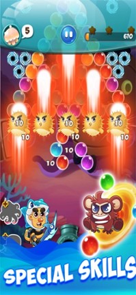 Jelly Bubble Pop! Ocean Recuse screenshot